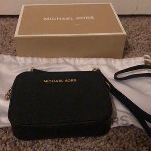 Michael Kors small black crossbody